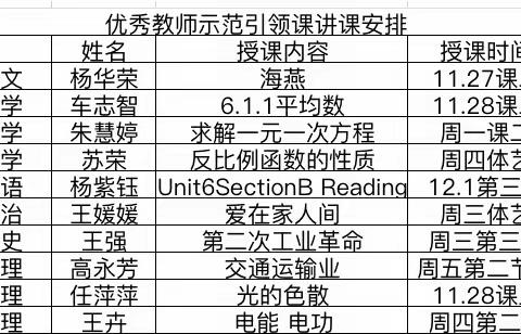 示范引领助力专业成长   信息技术赋能学科素养