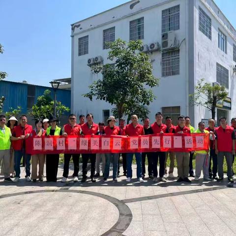2025年陈洞村“绿美白云党员先行”主题党日活动
