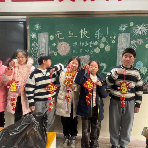 庆元旦，diy手工鞭炮