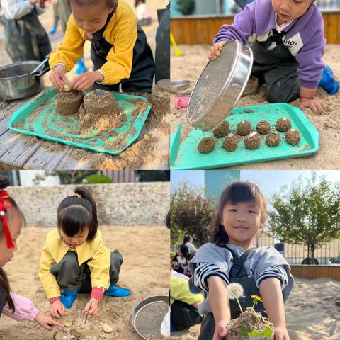 沙池里的美食盛宴