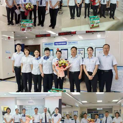 濮阳分行党委委员、副行长贺志强深入基层网点进行“力量时刻”并调研指导