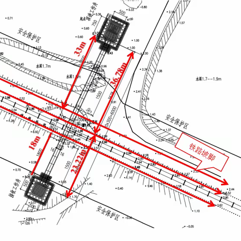 唐山市全域治水下穿南堡铁路K27+997.33处防护套管工程