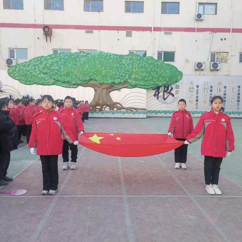 【国师街小学】让勤奋学习成为我们的责任——国师街小学四一中队升旗仪式