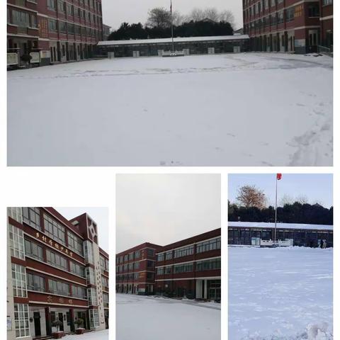 清雪除冰净校园，同心协力保安全——清丰县城关镇高庄小学