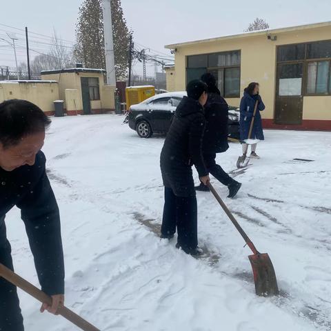 【石家庄市行唐县】开展志愿扫雪及垃圾分类宣传活动