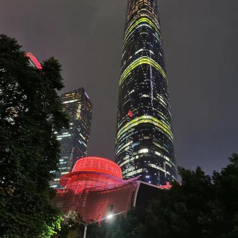 广州塔 花城广场夜景