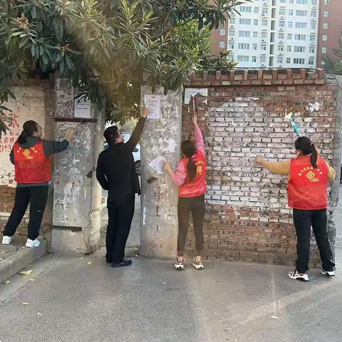 胜利路街道：与违法小广告“斗争” 我们从未停止......——精神文明创建系列（十五）