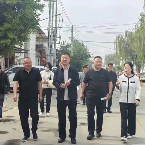 市爱国卫生促进中心二级调研员吕振超一行 莅临胜利街道专题调研城中村环境卫生整治工作