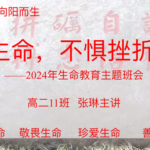 珍爱生命，健康成长，           幸福生活               主题班会记录