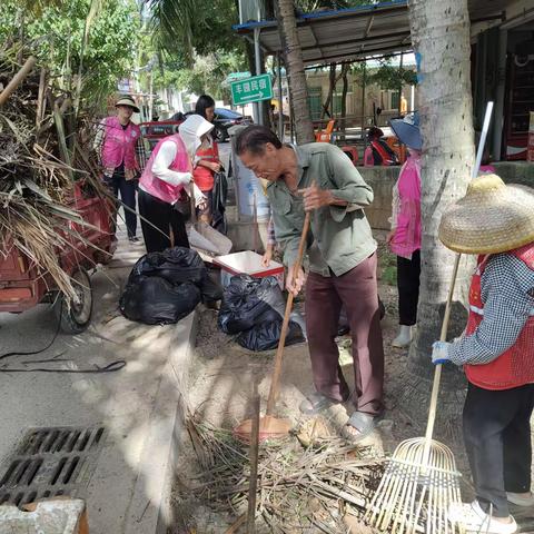 2023年博后村开展卫生整治