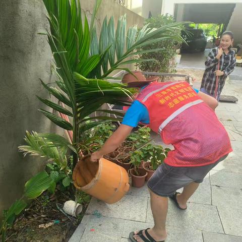 博后村开展周末大扫除活动