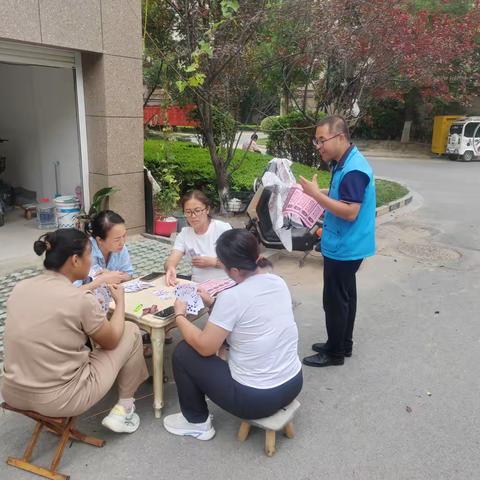 济北街道安康社区开展垃圾分类主题宣传活动