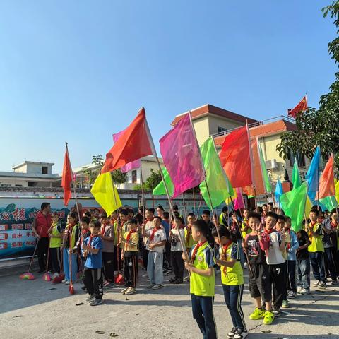 环境卫生革命，我们在行动：桥头镇红光教学点开展环境卫生革命动员会