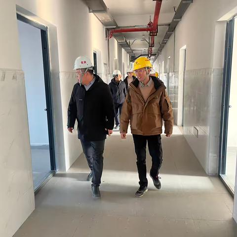 公司检查组来到新建区职业技术学校新校区建设项目开展2024年年终项目质量安全全过程管理督查大检查