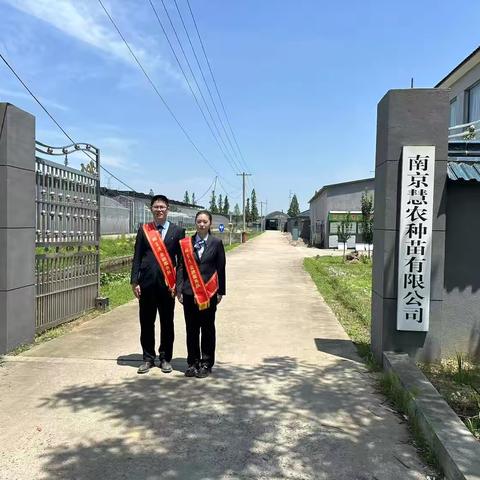 金融服务下乡 助力乡村振兴——溧水支行张富清金融服务队走进严景万茶场、华成蔬菜专业合作社