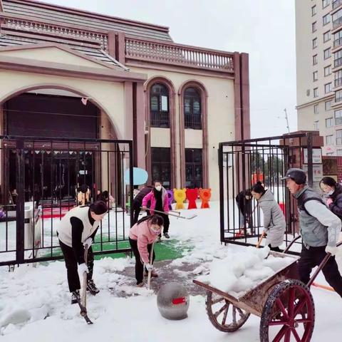 无惧严寒除冰雪 保障返园平安路