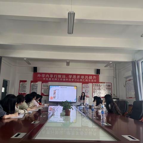 外学内想行致远，学思并举共提升—— 李先莹名师工作室外出学习心得汇报交流会