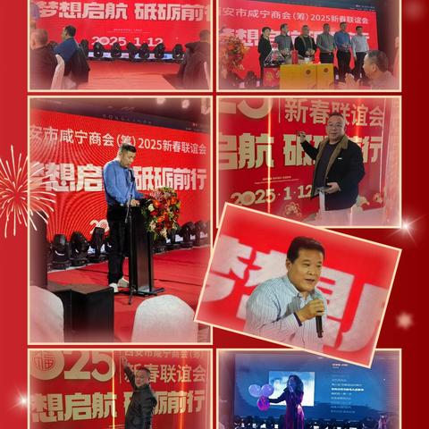 欢聚一堂，共迎2025：西安市咸宁商会新春联谊会