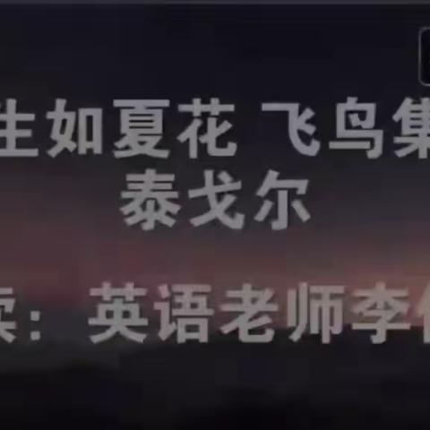 “英”为有你，“语”众不同——秦都中学小学部第一届英语学科系列活动之“英语趣配音”