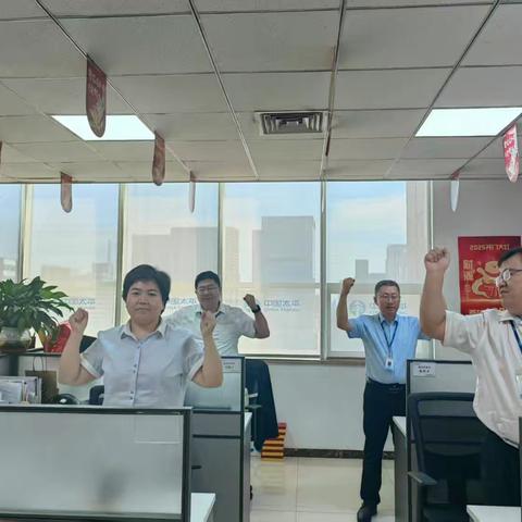 河北分公司工会成功举办肩颈操比赛