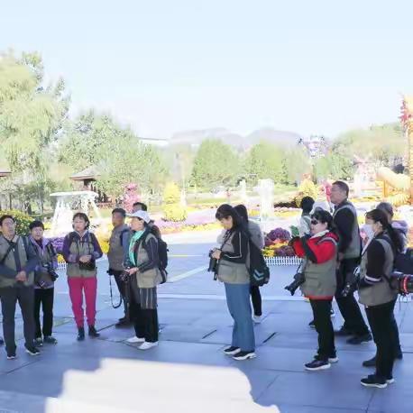 层林尽染九龙峪 青州融媒摄影俱乐部学员外拍实践教学剪影