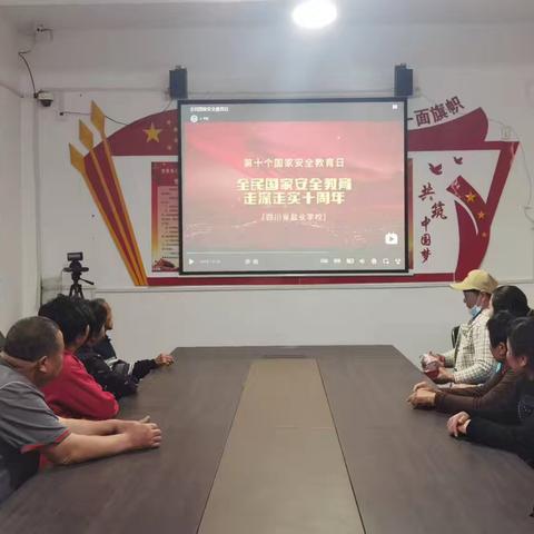 “国家安全，青春挺膺”西李家村团支部主题活动