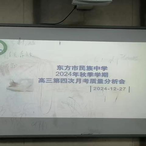 深挖数据精分析 砺砾前行促发展——东方市民族中学高三第四次模拟测试质量分析会