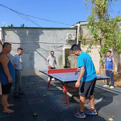 乒乓燃情，两委展风采——苍东村村居两委乒乓球赛