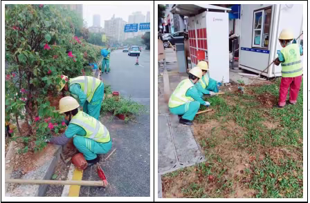 4月18日福田街道绿化巡查工作日报