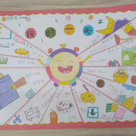 【课题动态15】时光正好一一芦溪镇中心学校二年级《记录我的一天》特色作业