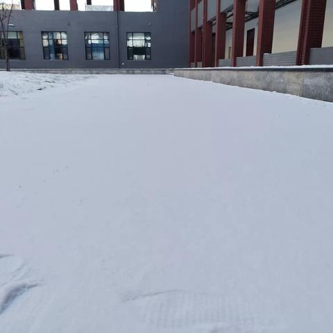 冬雪满福园 扫雪筑安全