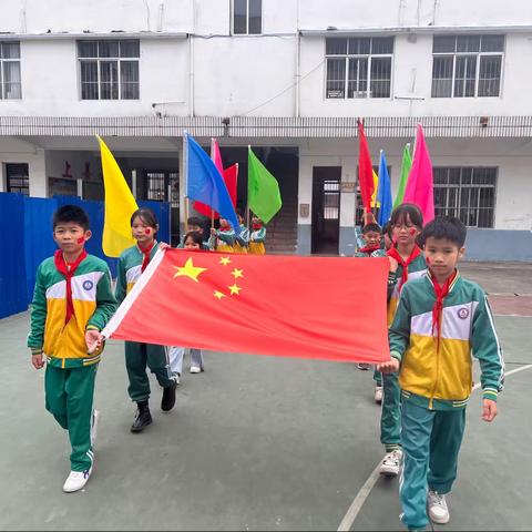 彩旗列列迎红日,呼吁声声震雷霆——钦北区板城镇新城小学第三届运动会