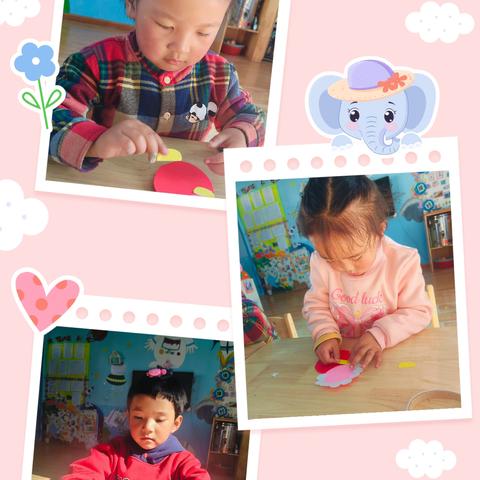 羊永幼儿园中1班十月份——手工、区角、游戏活动展式