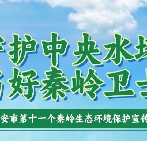 守护中央水塔 当好秦岭卫士——东升小学开展第十一个秦岭生态环境保护宣传周活动