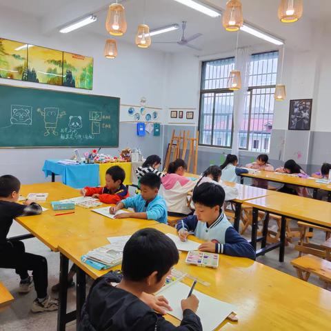 紫霄小学·上饶师范学院·钟艳婷·美术兴趣课