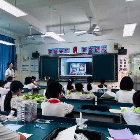 《南田红色文化剪纸课堂：传承红色基因，绽放艺术之花》——中建学校美术公开课