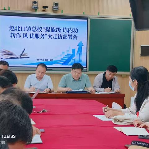 赵北口镇总校“提能级、练内功、转作风、优服务”大走访活动阶段性成果汇报