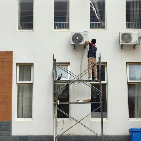 空调新入驻，教室添清凉——垦利区第一实验小学打造舒适学习环境新篇章