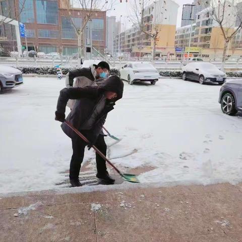 【豫见好服务】除雪行动  让服务更有温度