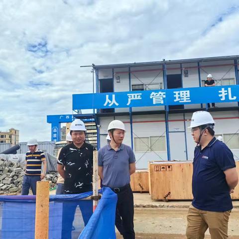 昌江县委常委吴增荣2025年三季度到至和印象（南北境）和红棉才郡二期检查安全生产