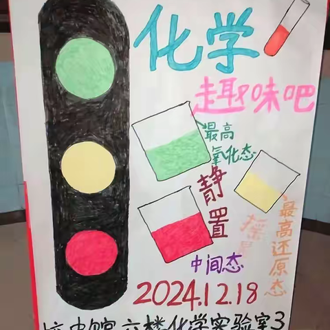“红绿灯”实验，化学的奇妙“变色秀”——记都安高中化学趣味吧社团活动