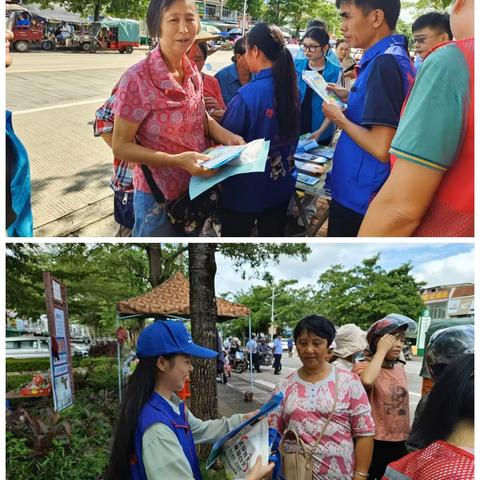 荣邦乡开展诚信万里行宣传活动