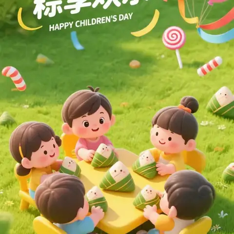 金贝儿幼儿园 “粽香端午，童趣六一”之快乐“食”光 端午六一庆祝活动