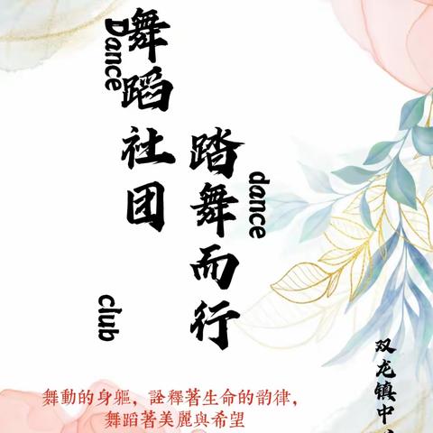 翩翩舞影展风采 少年宫里梦飞扬——双龙镇中心小学校 舞蹈社团学期成果汇报