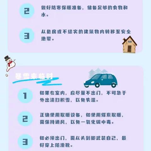 【秦皇台乡中心幼儿园】安全提醒 滑滑滑！这份雨雪天安全指南转给师生家长