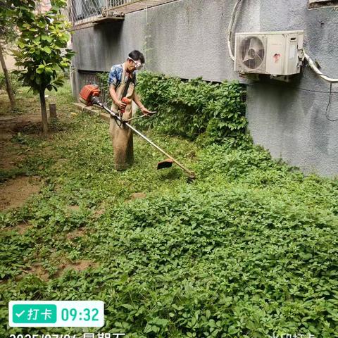 “净”我所力，除草护“园”