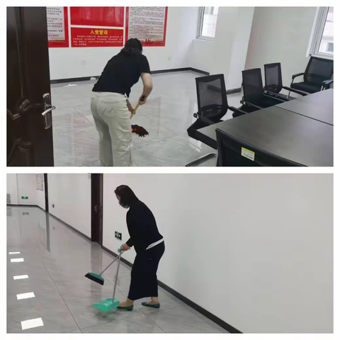 兴安街道开展周末爱国卫生运动