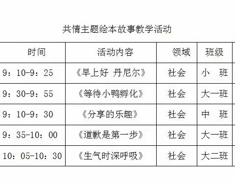 “共情陪伴，健康成长” ——大陇中心幼儿园开展教研周活动