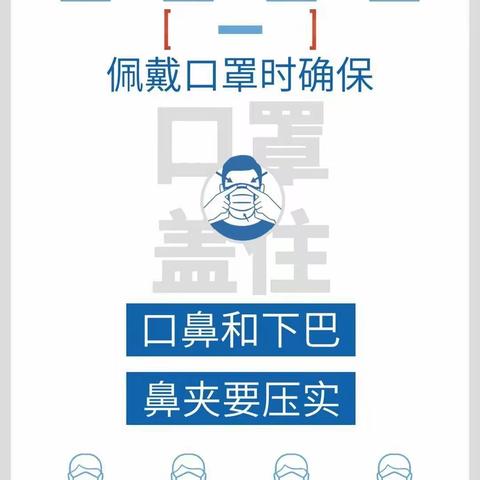 戴口罩 防感染 银川市兴庆区博园贝尔幼儿园佩戴口罩温馨启示