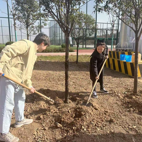 公租房公司开展“美丽中国·青春行动”植树节活动